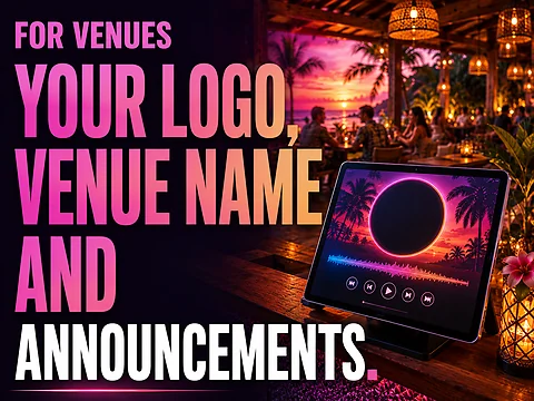 Branded Venue — venue branding and announcements, 990 baht per month