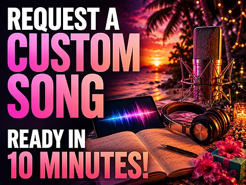 Request a custom DJ Cat song for 100 baht, with two versions included